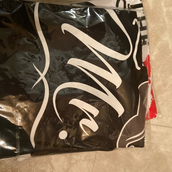 Mr and Mrs apron red/black - Picture 3 of 5